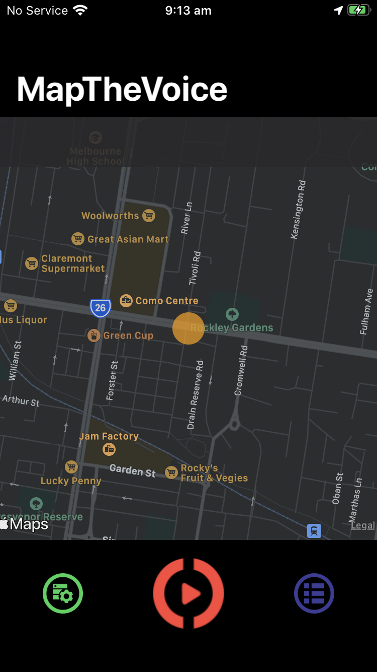 Voice Map App 
